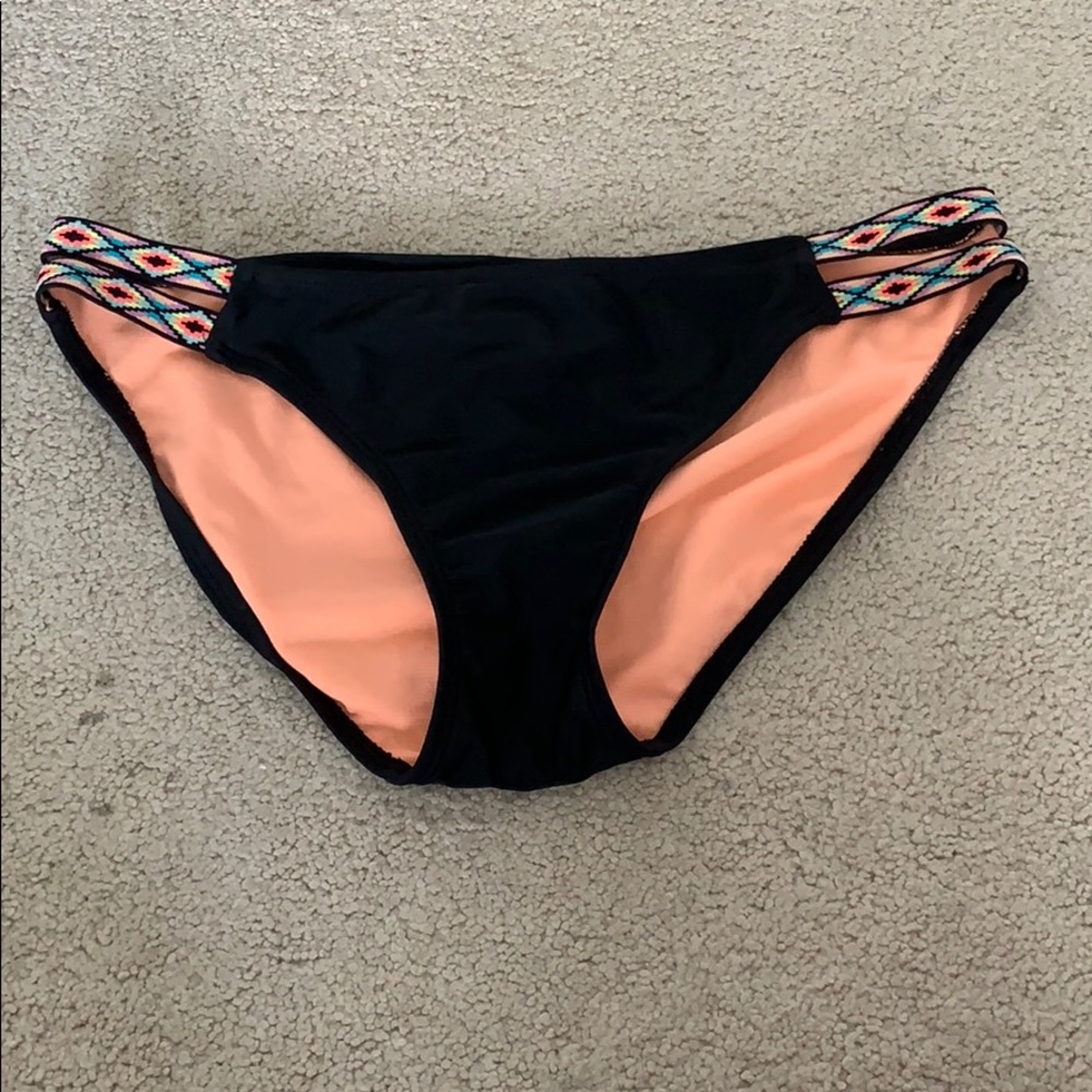 black bikini bottoms